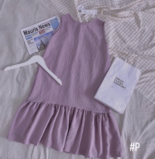 Đầm suông đuôi cá thun xốp 💜