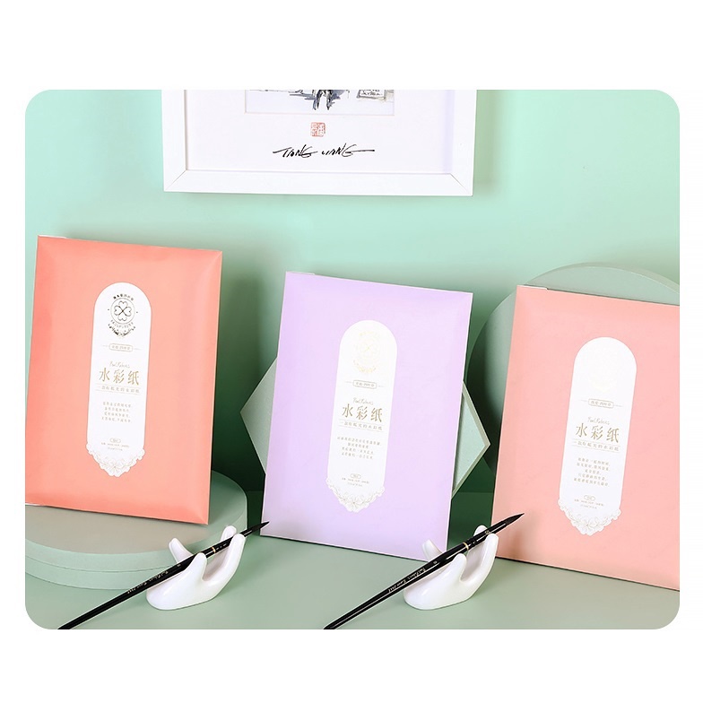 Giấy màu nước clover nhũ ánh kim