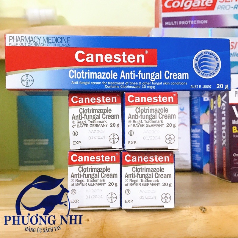 KEM NẤM DA CANESTEN ANTI FUNGAL CREAM - MUA TẠI ÚC