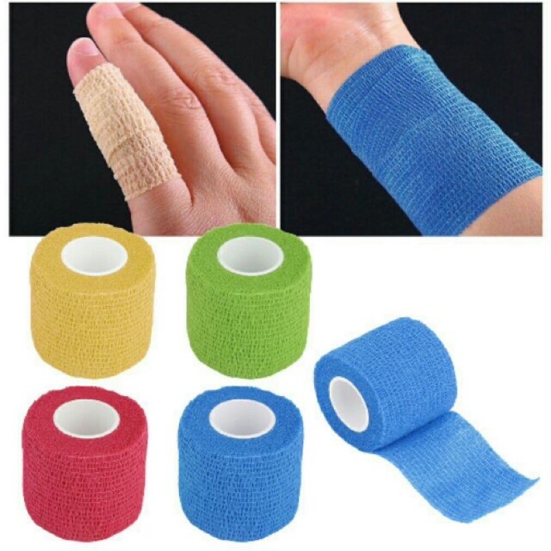 Băng Quấn cổ chân, cổ tay cao su non đàn hồi, tự dính, tránh chấn thương và Bảo vệ cơ