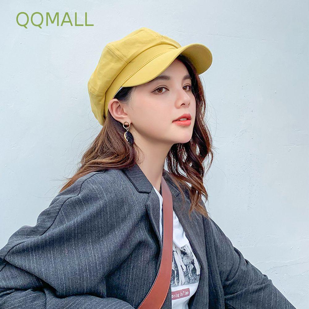 Mũ Beret Màu Trơn Giữ Ấm Mùa Thu Đông Nhiều Màu Sắc Phong Cách Retro Dành Cho Nữ