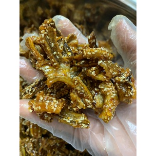 Khô cá đét rim tẩm mè (hủ 180gr)