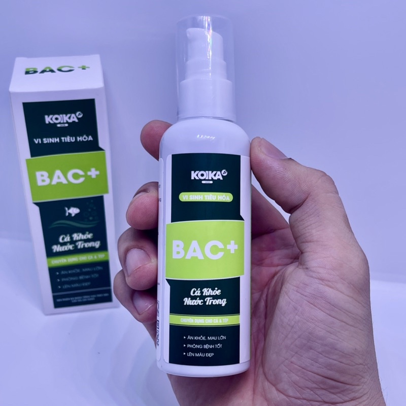 Koika BAC+ Men tiêu hoá cho cá - Vi sinh tiêu hoá chuyên dùng cho cá và tép cảnh