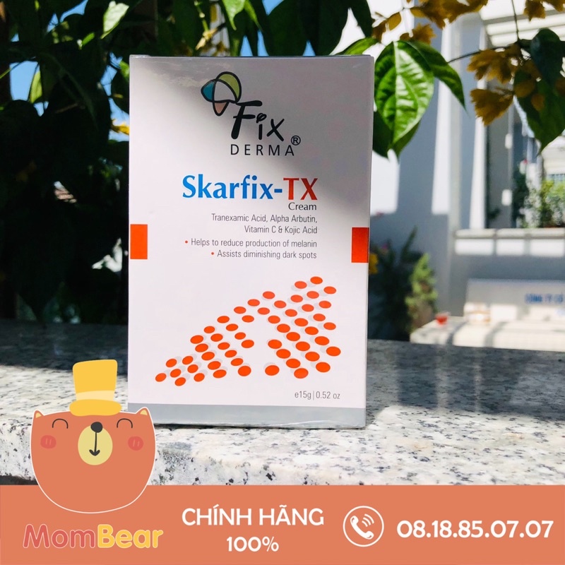 Kem Dưỡng Giúp Làm Mờ Nám Thâm Sạm Đều Màu Da Fixderma Skarfix -TX Plus Cream 15g