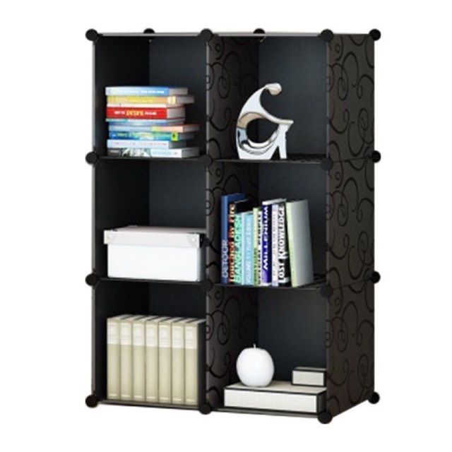 kệ nhựa 6 ô . lắp cao 110cm rộng 75cm sâu 37cm