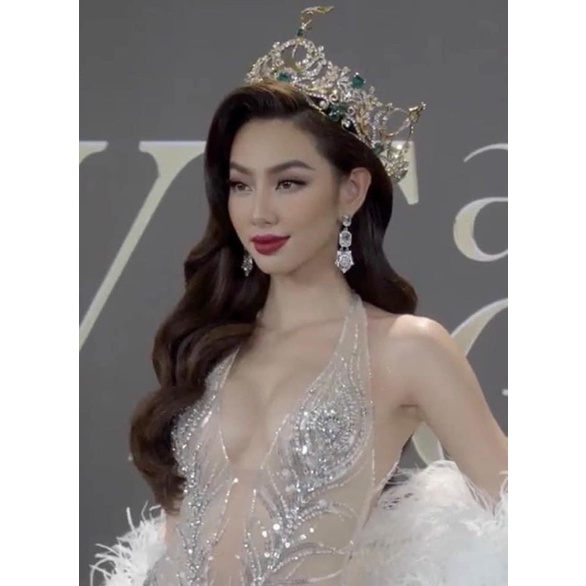 Khuyên tai đêm chung kết Miss Grand Vietnam 2022 của Hoa hậu Miss Grand International 2021 Nguyễn Thúc Thuỳ Tiên