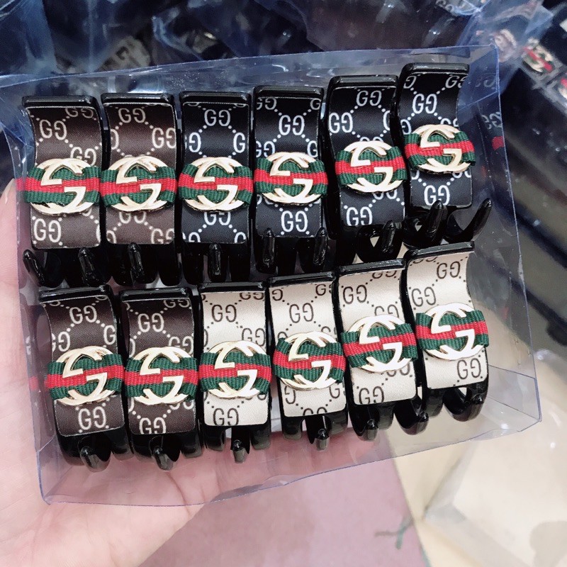 Sỉ 12 kẹp càng cua hiệu 3răng 5răng vải