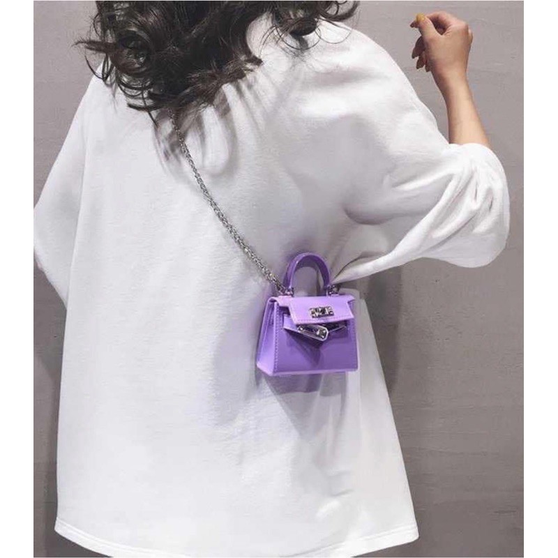 Túi silicon dáng kelly size mini siêu hot | BigBuy360 - bigbuy360.vn