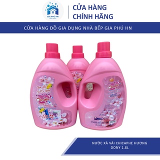 Nước xả vải đậm đặc, hương dony, công nghệ hạt siêu lưu hương, 1 lần xả đậm đặc, can 1.8l