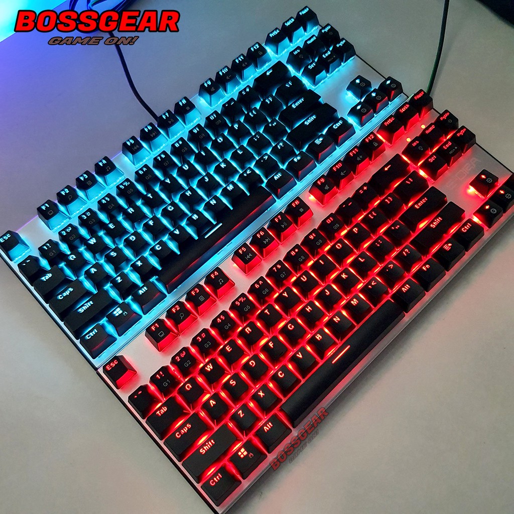 Bàn phím cơ EDRA EK3087 TKL ( LED đỏ, BLueRedBrown Switch, Bảo hành 2 năm )