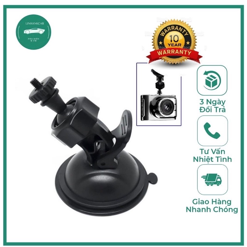 Giá đỡ hút chân kính camera hành trình ô tô, đế hút chân kính
