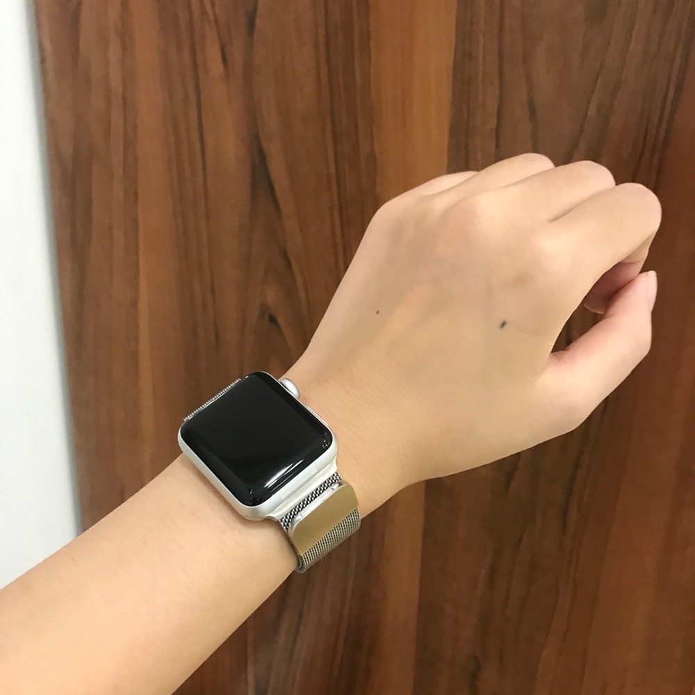 Dây đeo Apple Watch Milanese thép không gỉ 5 MÀU size 38mm-40mm-42mm-44mm siêu đẹp