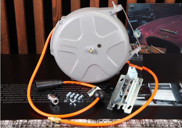 Cuộn dây hơi tự rút Triens Nhật SHS-210Z 10 mét - Cuộn rulo sử dụng trong các hãng xe máy, ô tô tại Việt Nam