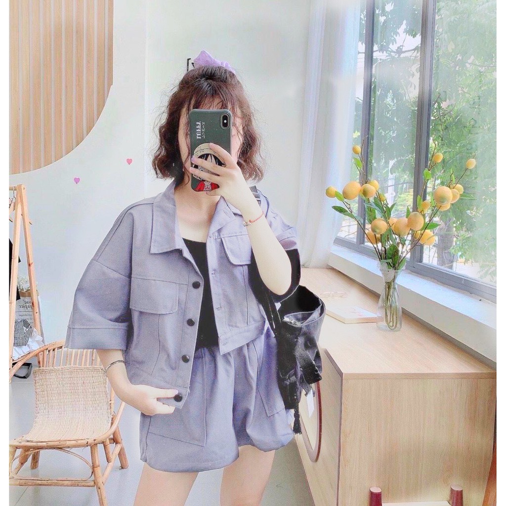 Bộ áo vest quần ngắn xịn xò (kèm hình thật) | BigBuy360 - bigbuy360.vn