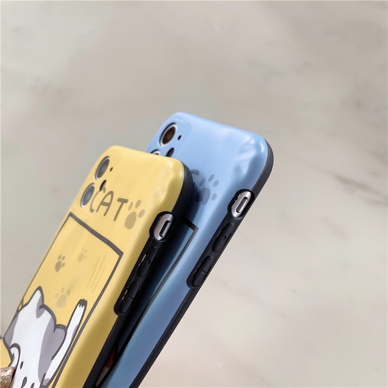 Ốp iPhone Mèo Mê Cá iPhone 7Plus/8Plus/X/Xs Max/11/11 Pro/11 Pro Max - ốp iphone