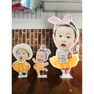 Chibi trang trí sinh nhật cho bé cao 1m