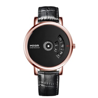 Đồng Hồ Nam Wilon 938G Dây Da (Có 3 Màu: Đen, Trắng, Trắng Mặt Vàng)