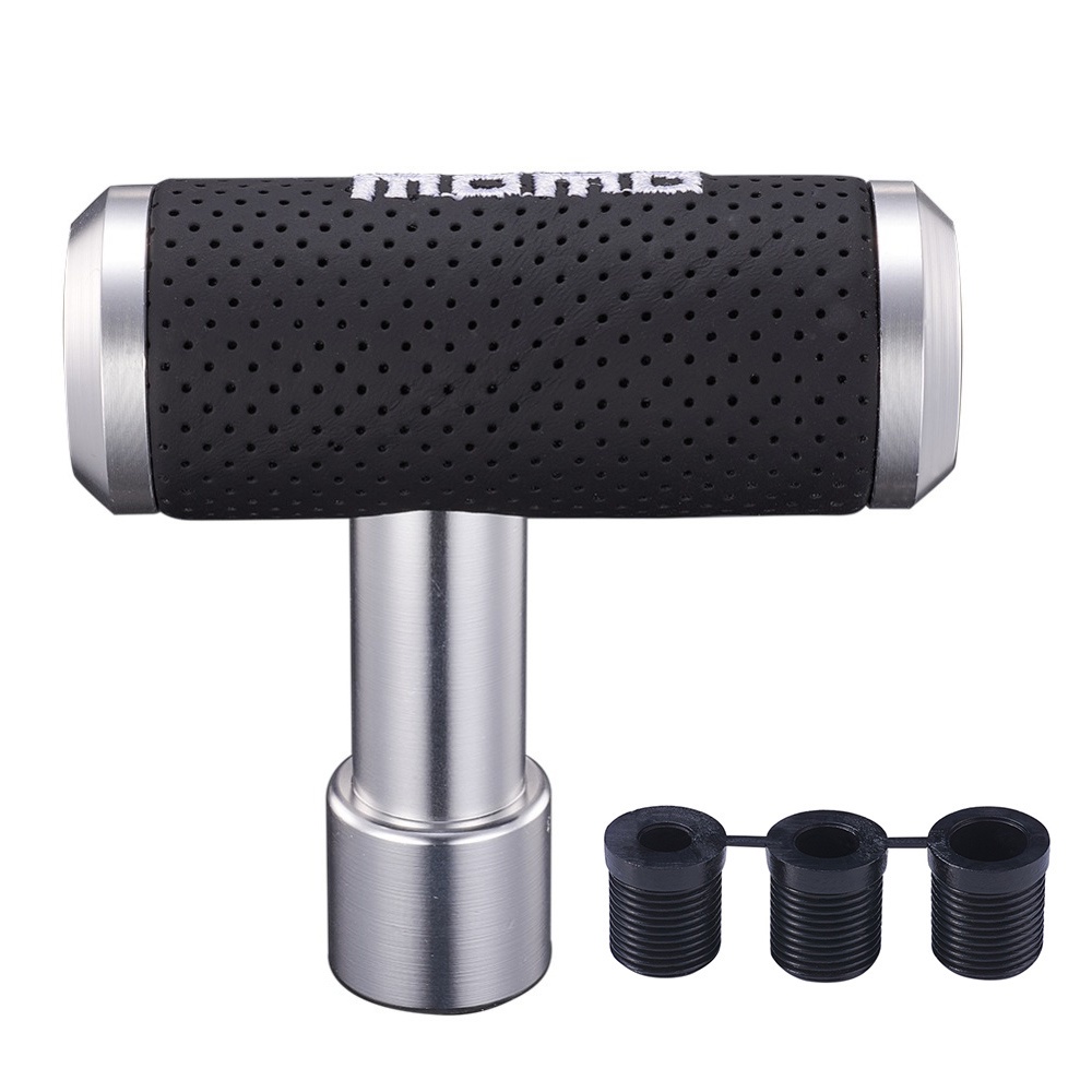 Momo Núm Gạt Cần Số Bằng Da Hình Chữ T Thông Dụng Cho Xe Hơi