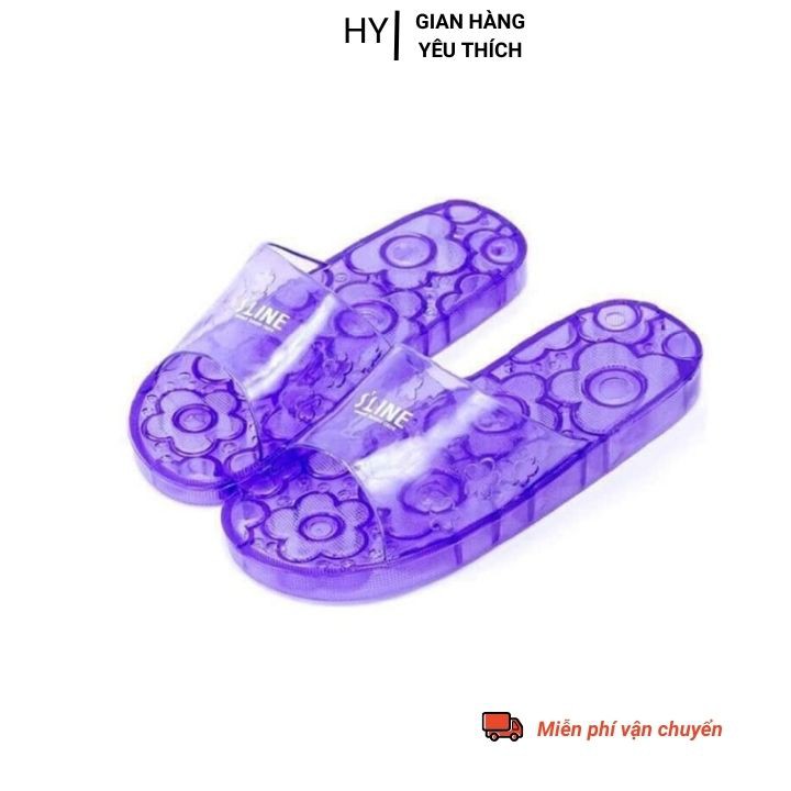 Dép Nhựa Đi Trong Nhà Tắm S'Line Hàn Quốc Chất Liệu PVC Cao Cấp Chống Hôi Chân Chống Trơn Trượt