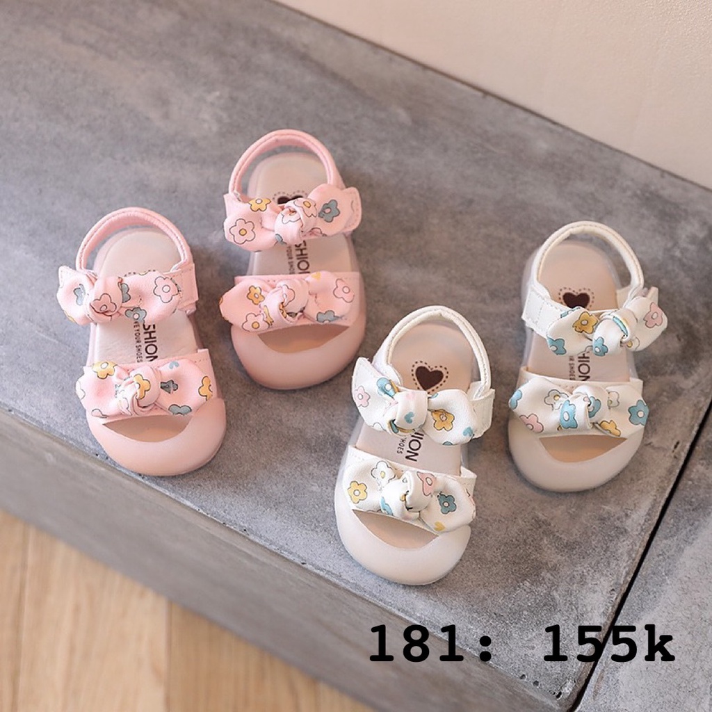 Dép Sandal quai dán bé gái dưới 5 tuổi
