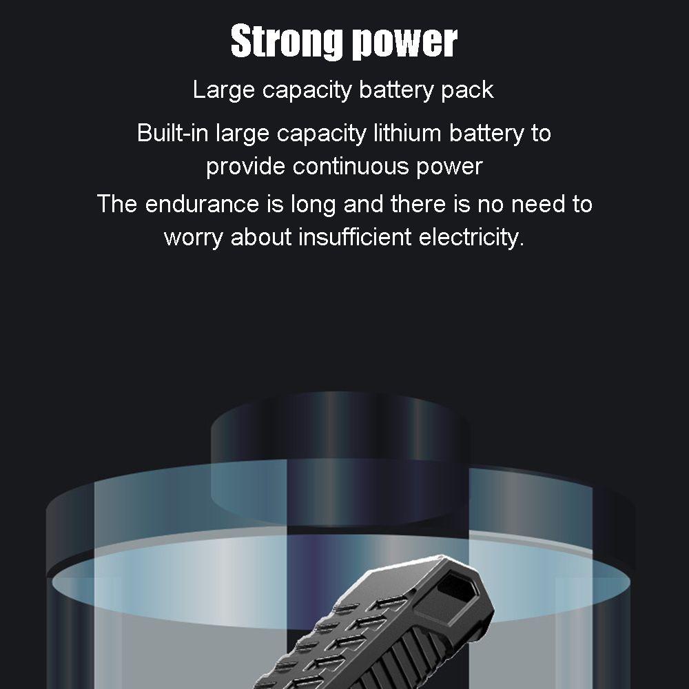 SHOUKEY Đèn Pin Cầm Tay 8 Bóng LED Siêu Sáng Chống Thấm Nước Có Thể Sạc Lại Bằng Cổng