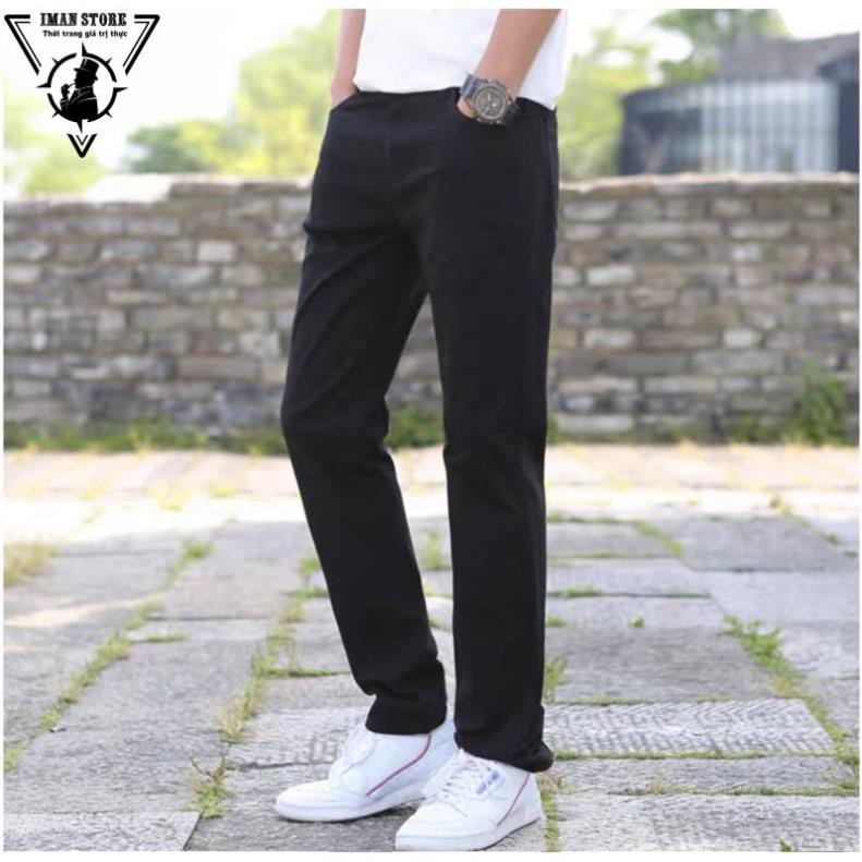 quần jean, quàn bò, baggy nam đen phong cách bụi style hàn quốc