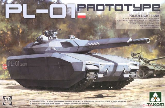 Takom 2127 1/35 PL-01 Prototype Polish Light Tank