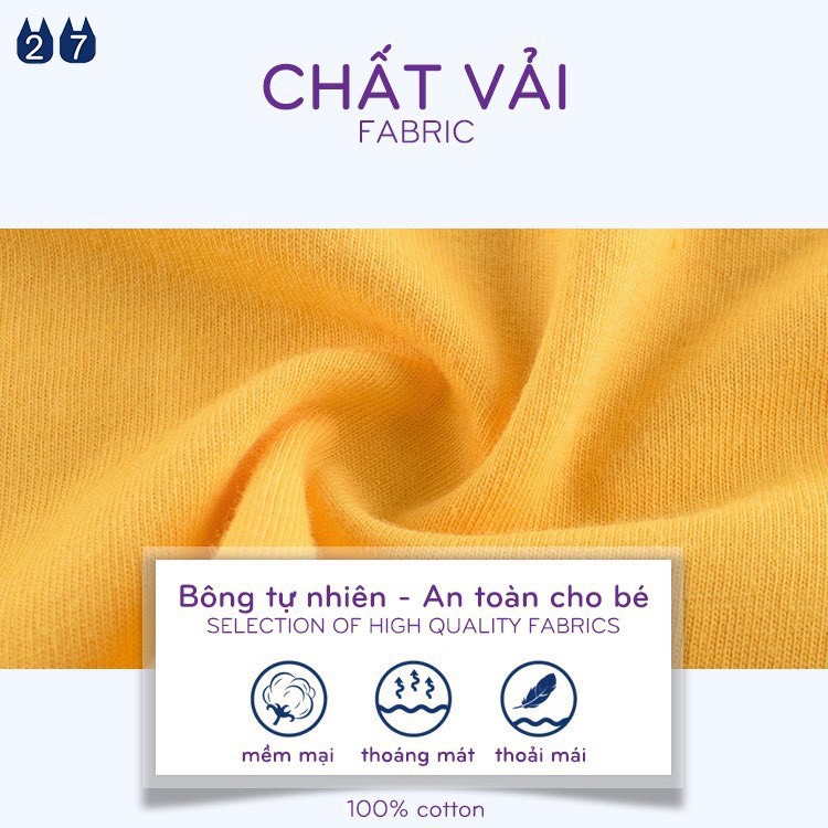 Áo phông 27 KIDS cho bé trai, bé gái ❤Hàng Quảng Châu Cao Cấp❤Áo cotton cộc tay cho bé