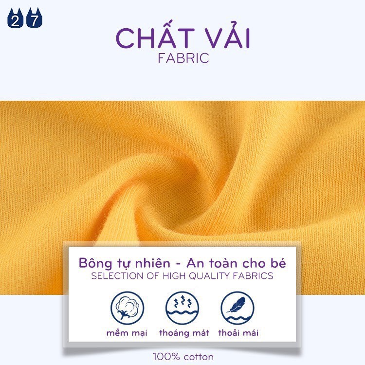 Áo phông 27 KIDS cho bé trai, bé gái ❤Hàng Quảng Châu Cao Cấp❤Áo cotton cộc tay cho bé