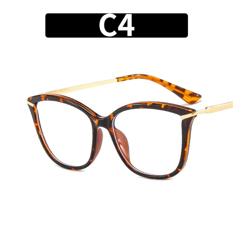 Kính Mát Hình Mắt Mèo Chống Ánh Sáng Xanh TR90 Thời Trang Phương Tây Cho Nữ