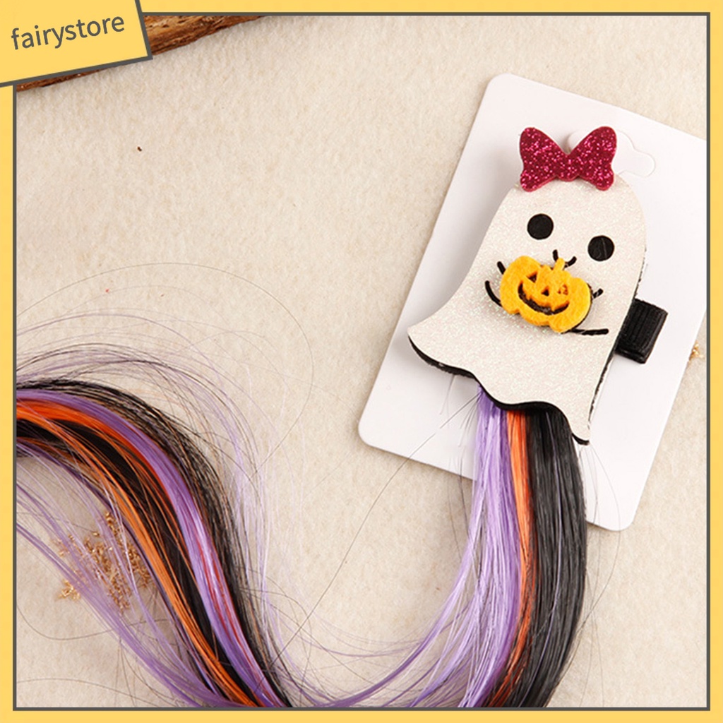 Kẹp Tóc Họa Tiết Halloween Nhiều Màu Sắc Độc Đáo Cho Bé