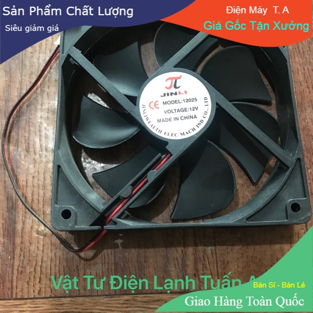Quạt Tủ Lạnh 12V DC 12cm*12cm