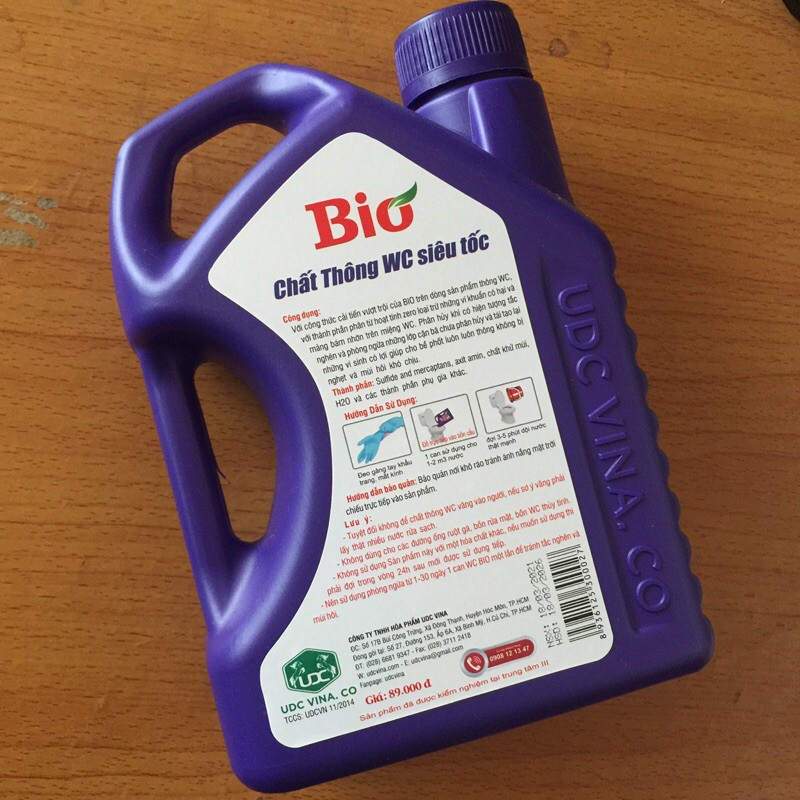 Chất Thông WC Thông Cống Siêu Tốc BIO 1.6kg