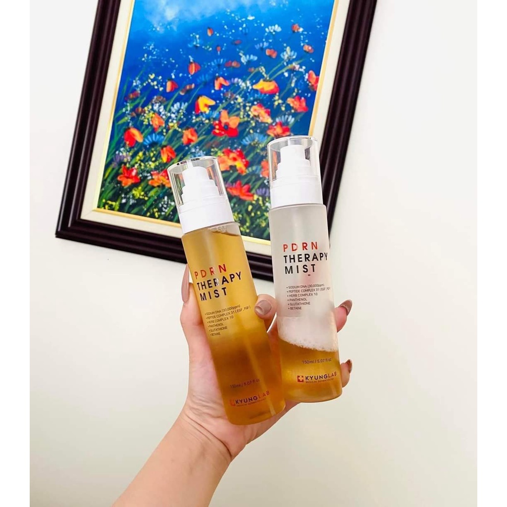 Xịt khoáng thần Kyung Lab PDRN Therapy Mist 150ml tăng sinh collagen, cấp ẩm phục hồi bảo vệ da
