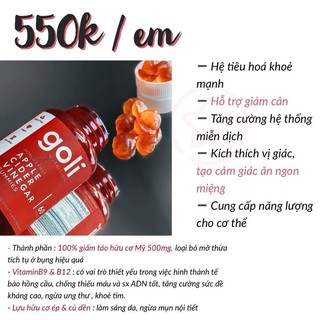Viên nhai giấm táo - note tên fb