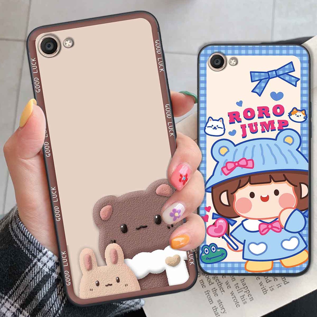 Ốp Vivo V5 / V5 Plus / Y67 bear brick, gấu đáng yêu, dễ thương