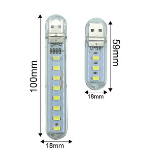 1 Đèn LED USB Mini Để Bàn Đọc Sách Ban Đêm