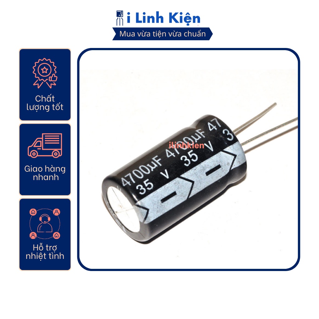 Tụ hóa 35V 22uF-680uF