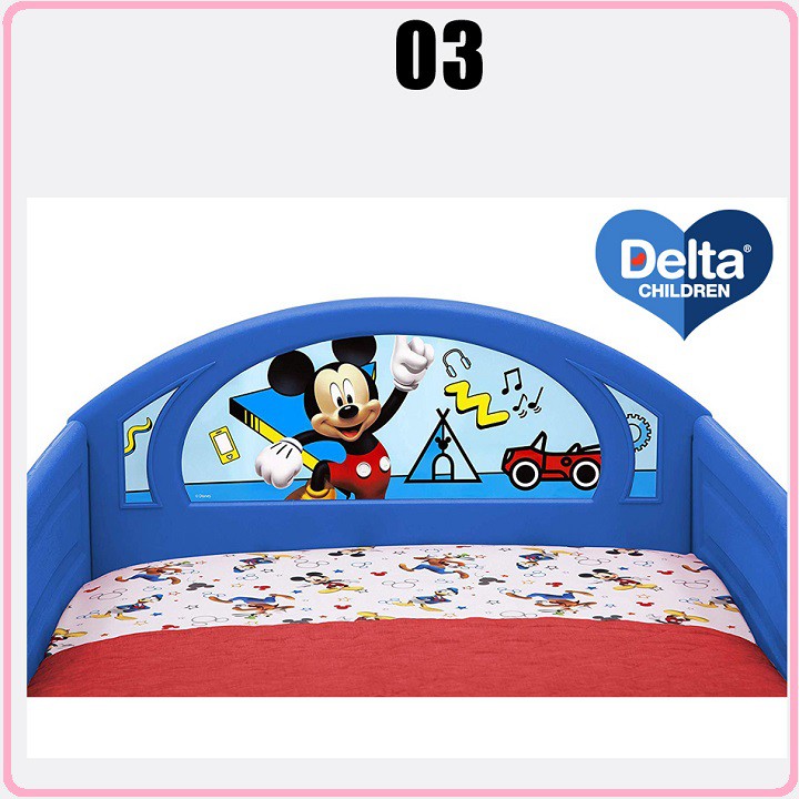 re0685. 3  Giường ngủ nhựa cho bé (không đệm) hình Mickey - Giường nhựa cho bé