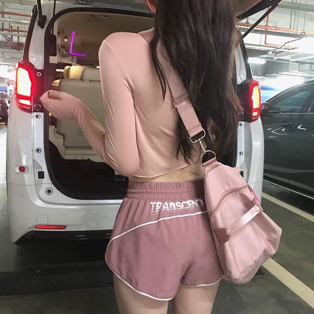 Áo Thun thu dài tay croptop / Áo ulzzang thun thu