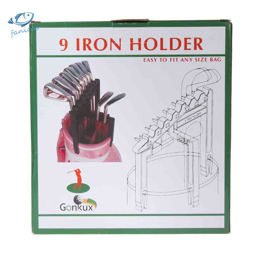 Giá Đỡ Gậy Đánh Golf 9 Trục Bằng Sắt ABS Phù Hợp Với Mọi Kích Thước