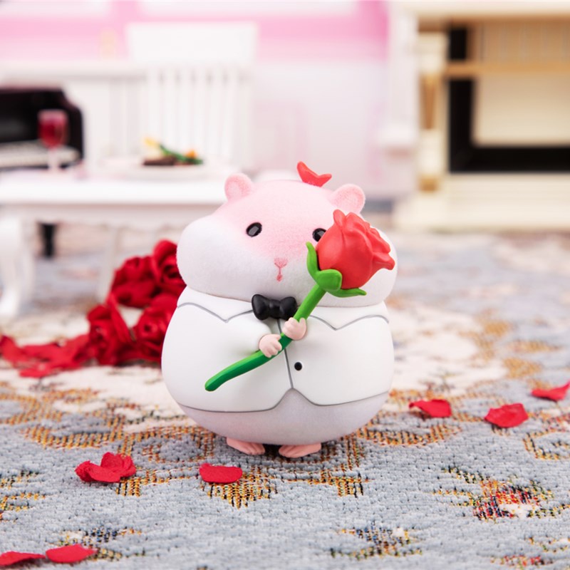 Mô hình chuột Hamster bằng nhựa xinh xắn đáng yêu loại 1,2