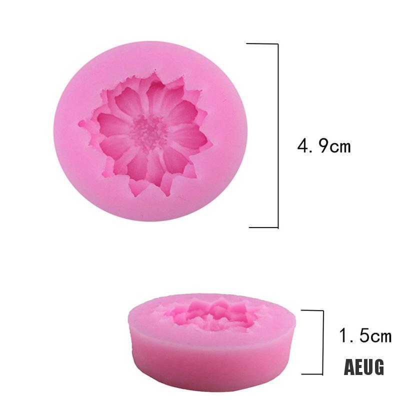 Khuôn silicone tạo hình hoa 3D trang trí bánh
