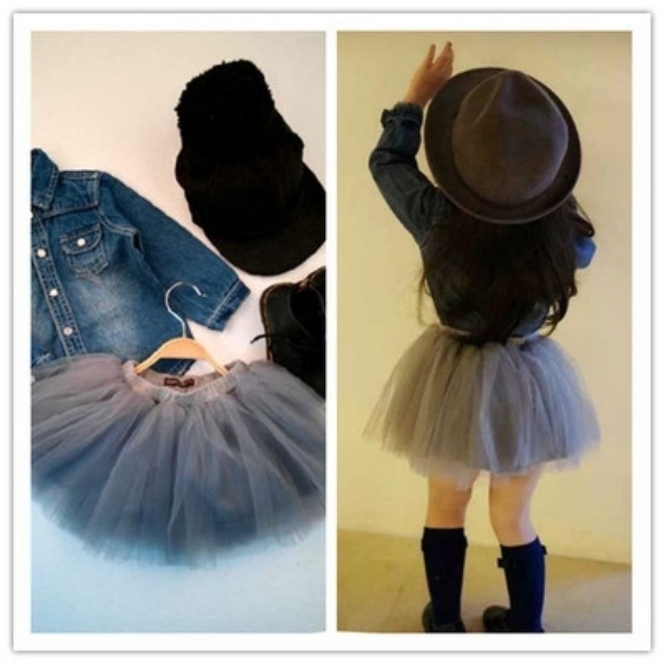 Đầm Công Chúa Pettiskirt Dáng Ngắn Phong Cách Phương Tây Hàng Mới Dành Cho Bé Gái