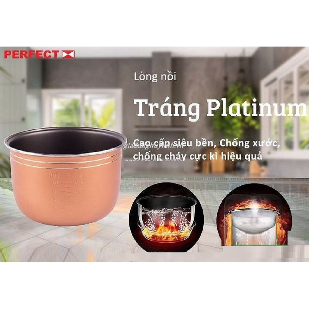 Nồi Cơm Tách Đường Perfect PF-RC869 5 LÍT - Hàng Chính Hãng