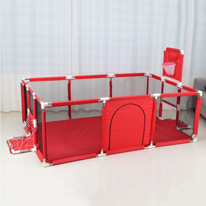 Quây bóng cho bé, quây cũi nhà bóng cho bé có ném bóng rổ - Kích thước 1m2x 2m3