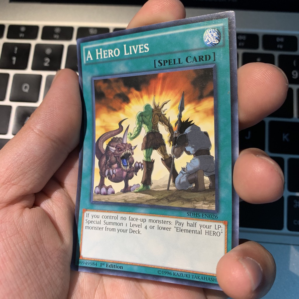 [EN-JP][Thẻ Bài Yugioh Chính Hãng] A Hero Lives