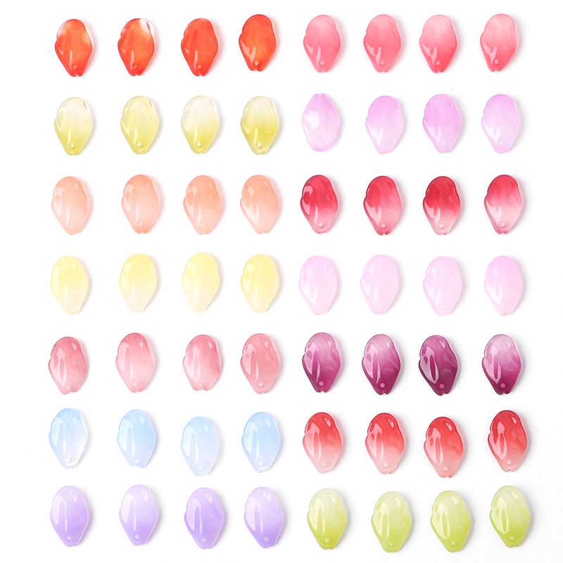 Set 20 Cánh Hoa Bằng Kính Dùng Làm Đồ Trang Sức Thủ Công diy