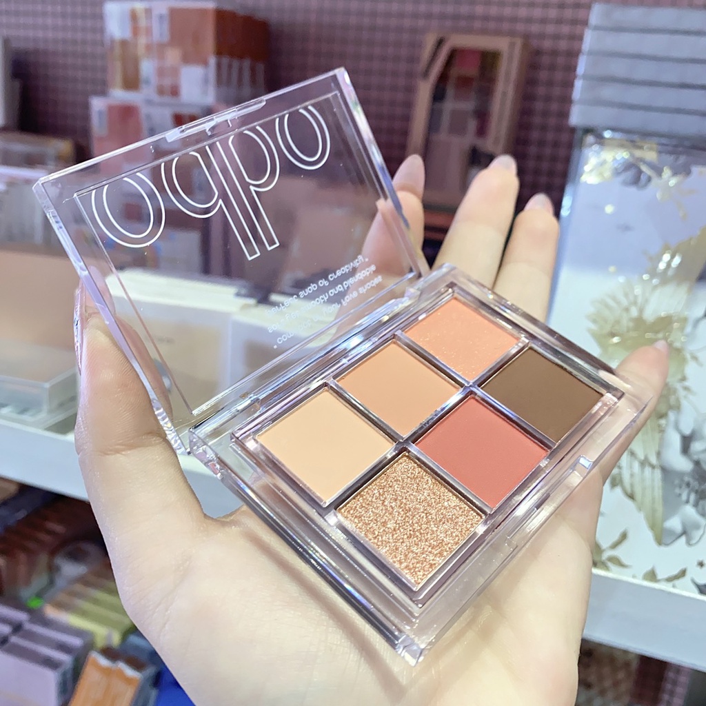 Bảng Phấn Mắt 6 ô Odbo Tone Signature Eyeshadow sang trọng
