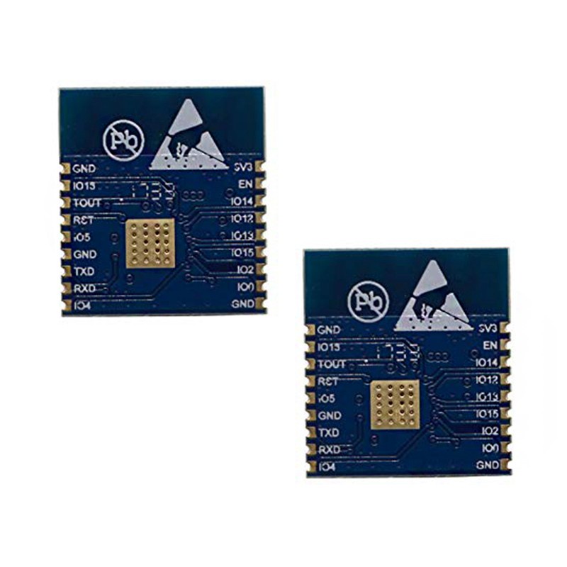 2 PCS ule: 1 PCS Esp-Wroom-02 Esp8266 Remote Serial Port Wifi ule 32Mbit & 1 PCS for Arduino I2C RTC DS1307 AT24C32 Real Time Clock ule